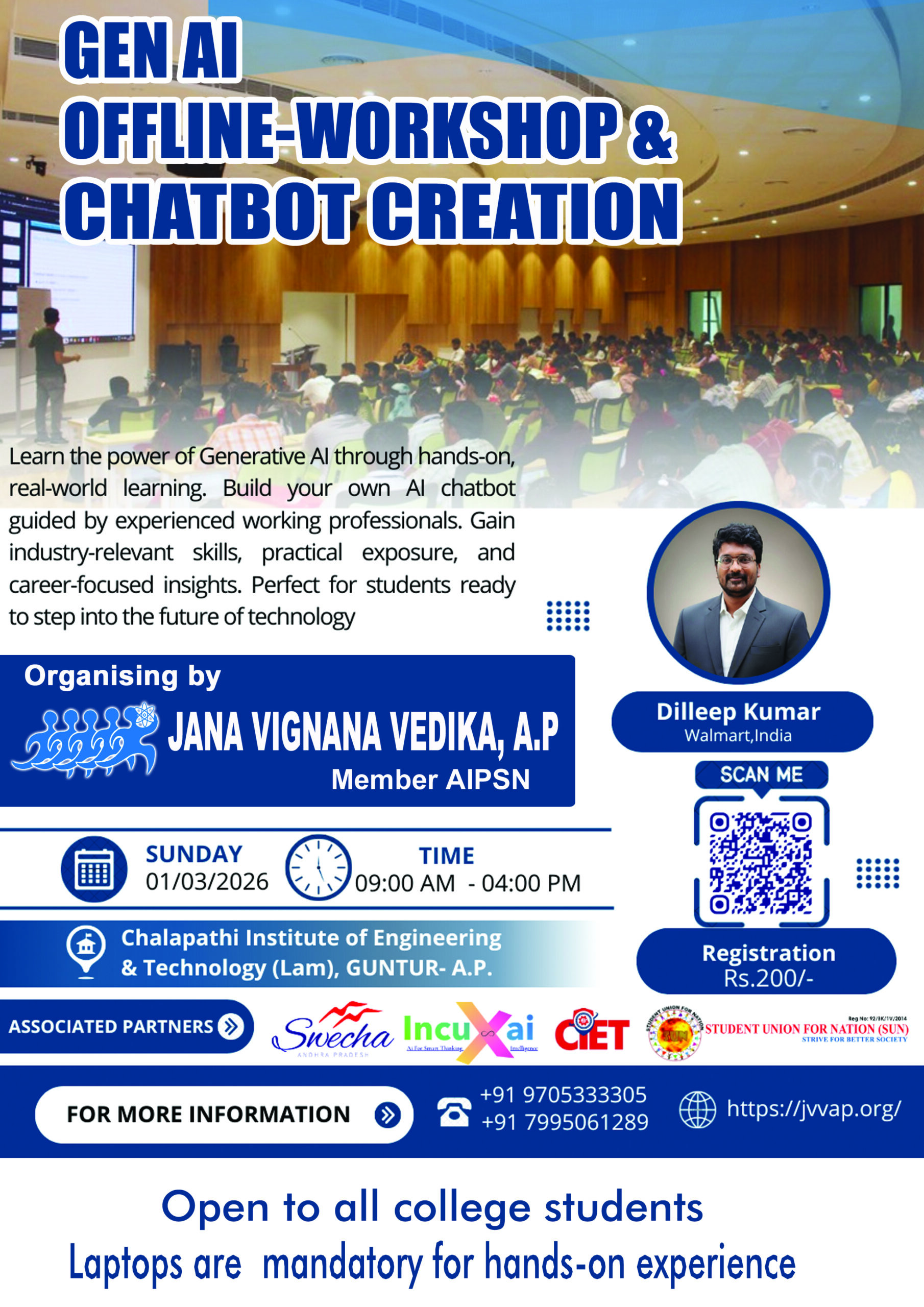 Read more about the article JVV GEN AI – Workshop Registration